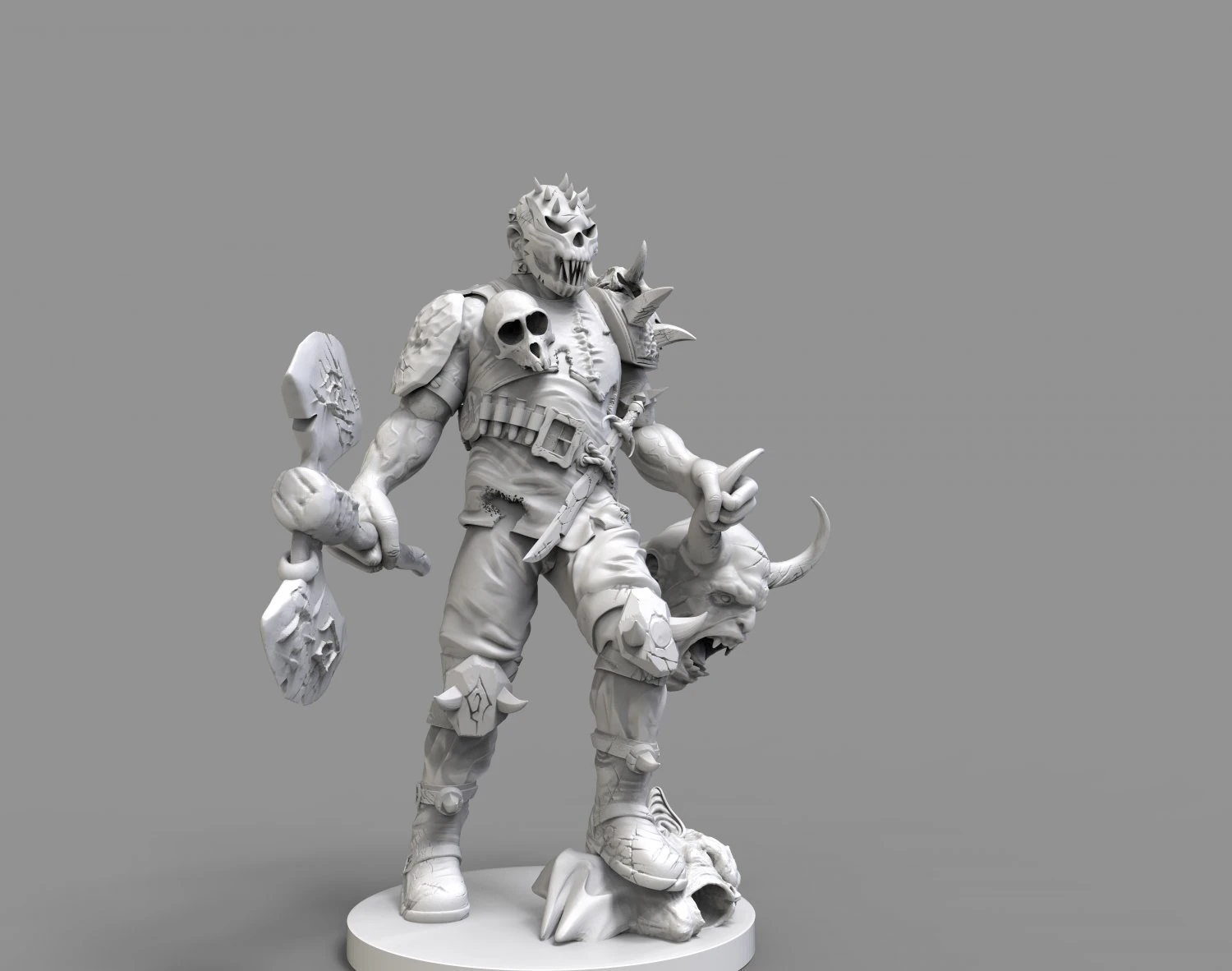 orco soldado ejecutor en stl 3D Print Model .c4d .max .obj .3ds .fbx .stl .blend 