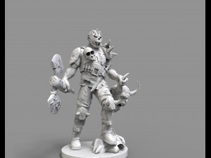 orco soldado ejecutor en stl 3D-printmodel