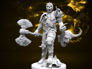 orco soldado ejecutor en stl Modelo de Impressão 3D