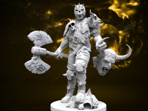 orco soldado ejecutor en stl 3D Print Model