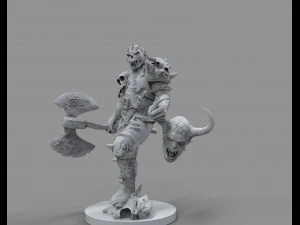 orco soldado ejecutor en stl 3D Print Model