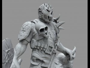 orco soldado ejecutor en stl Modelo de Impressão 3D
