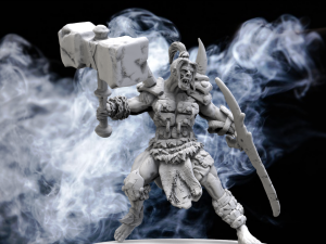 orco destructor en stl Model Cetak 3D