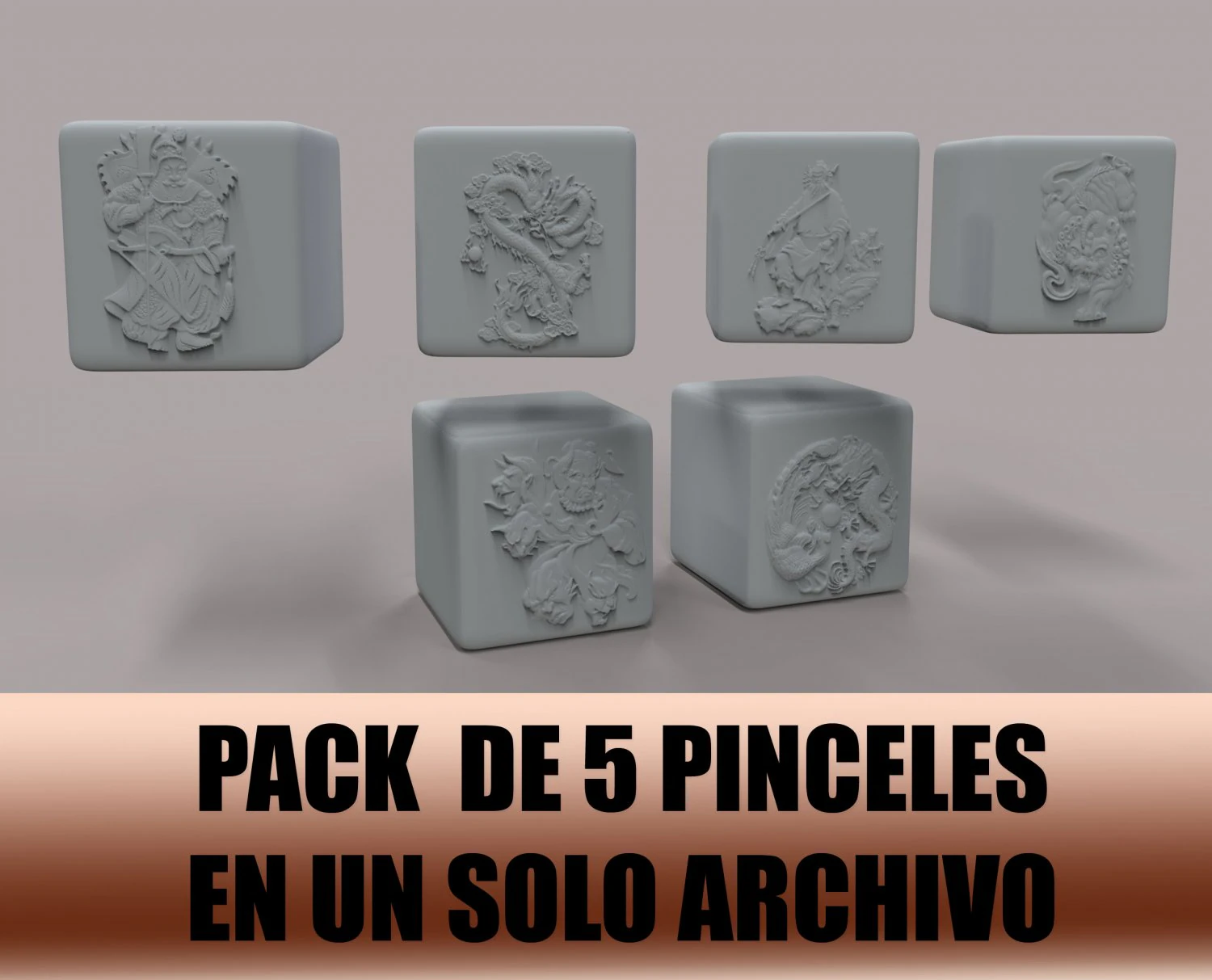 pack pinceles multialpha brushes zbrush 3D Print Model .c4d .max .obj .3ds .fbx .stl .blend