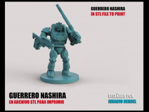 pack de 3 guerreros en stl 3Dプリントモデル