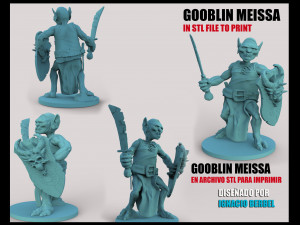 gooblin meissa en archivo stl 3D Print Model
