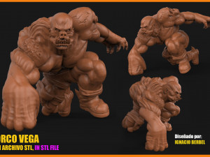 orco vega en stl 3D Print Model