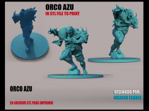 orco azu stl 3D Print Model