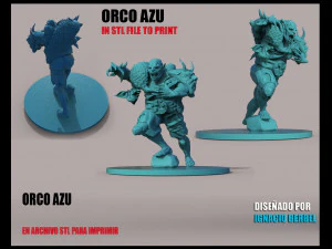 orco azu stl Model do druku 3D