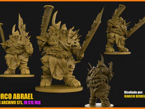 pack de 3 orcos stl 3D Print Model