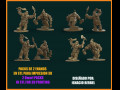 PACKS DE 2 ENANOS GUERREROS 3D Model