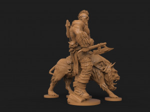 orco king of wolves 3Dプリントモデル