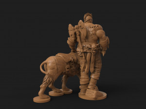 orco king of wolves 3Dプリントモデル