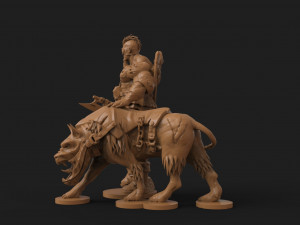 orco king of wolves 3Dプリントモデル