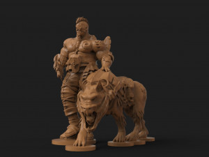 orco king of wolves 3Dプリントモデル