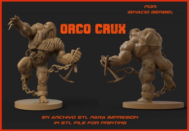 orco crux Model Cetak 3D .c4d .max .obj .3ds .fbx .stl .blend 
