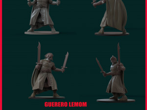 nueva oferta 6 personajes en stl 7 Model Cetak 3D