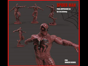 स्पाइडर मैन 3D प्रिंट मॉडल