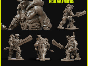 oferta packs de 4 personajes junio 5 3D 打印模型