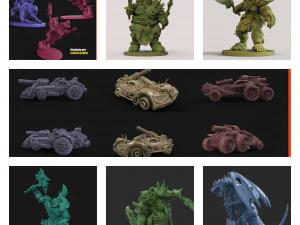 40 descuento oferton 54 personajes stl por 12 3D Print Model