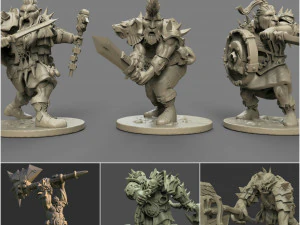40 descuento oferton 54 personajes stl por 12 3D Print Model
