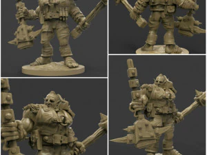 paquete de 8 personajes en stl 3D Print Model