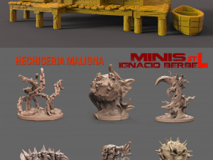 casa medieval y hechicerias para orcos 3D-printmodel