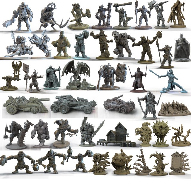 oferta 104 stl por solo 10 3D-printmodel .c4d .max .obj .3ds .fbx .stl .blend 