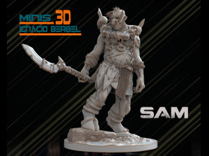 pack de 9 personajes en stl para impresion 3D प्रिंट मॉडल