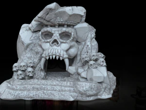 casas medievales y orcos stl 3D Print Model