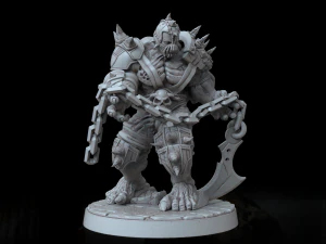 casas medievales y orcos stl 3D Print Model