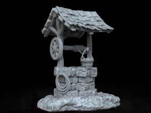 casas medievales y orcos stl 3D Print Model