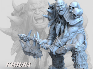 pack de 11 stl de orcos ogrosguerreros stl 5 3D printmodel