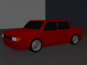 starter car Modello 3D