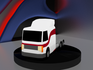 simple truck Model 3D