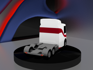 simple truck Modello 3D
