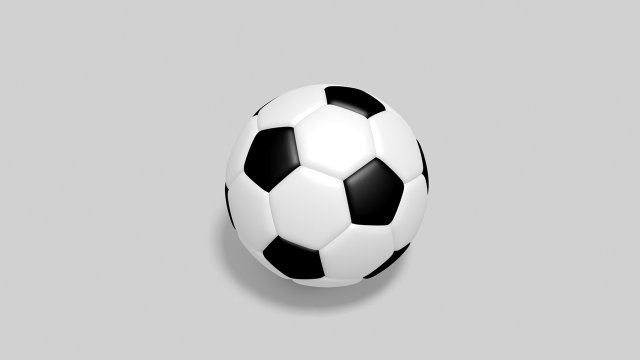 realistic soccer ball with realistic depth 3D Модель .c4d .max .obj .3ds .fbx .stl .blend 