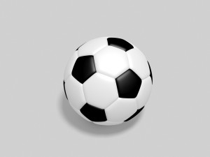 realistic soccer ball with realistic depth 3D मॉडल