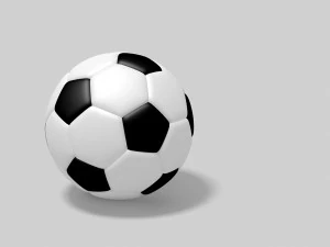 realistic soccer ball with realistic depth 3D Model
