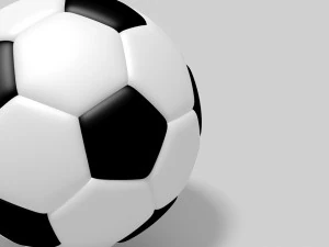 realistic soccer ball with realistic depth 3D Model