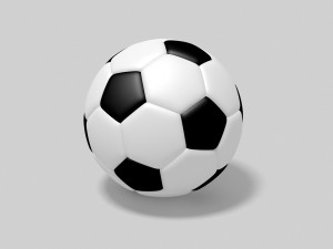 realistic soccer ball with realistic depth 3D Модель