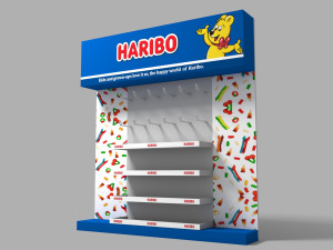 candy outlet shelf 3D Model