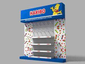 candy outlet shelf 3D Model