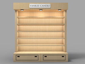 yankee candle outlet shelf 3D मॉडल