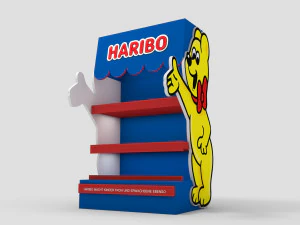 Haribo Outlet-S&uuml;&szlig;igkeitenregal 3D Modell