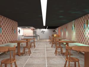 3d restaurant 3D Model