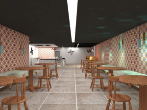 3d restaurant 3D Model