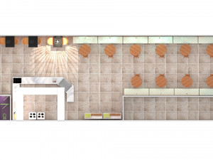 3d restaurant 3D Model