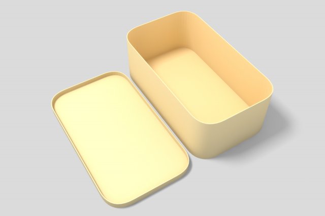 food ratio box Model 3D .c4d .max .obj .3ds .fbx .stl .blend 
