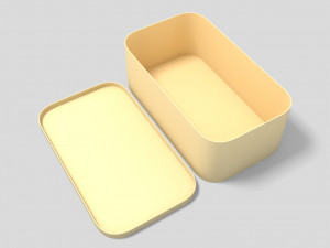 food ratio box Modelo 3D